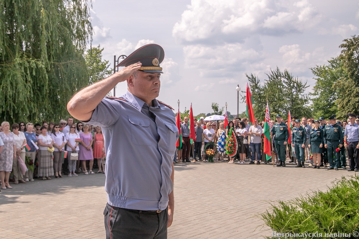 У Петрыкаве прайшоў мітынг-рэквіем