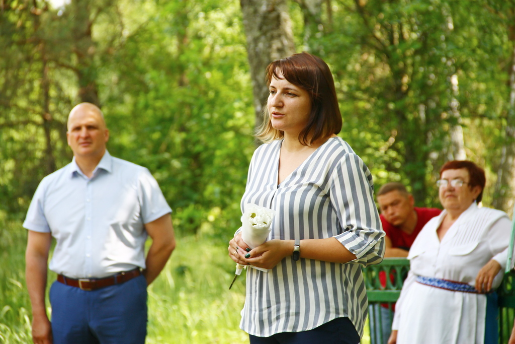 У вёсцы Хвойня прайшоў мітынг, прысвечаны Дню ўсенароднай памяці ахвяр Вялікай Айчыннай вайны і генацыду беларускага народа