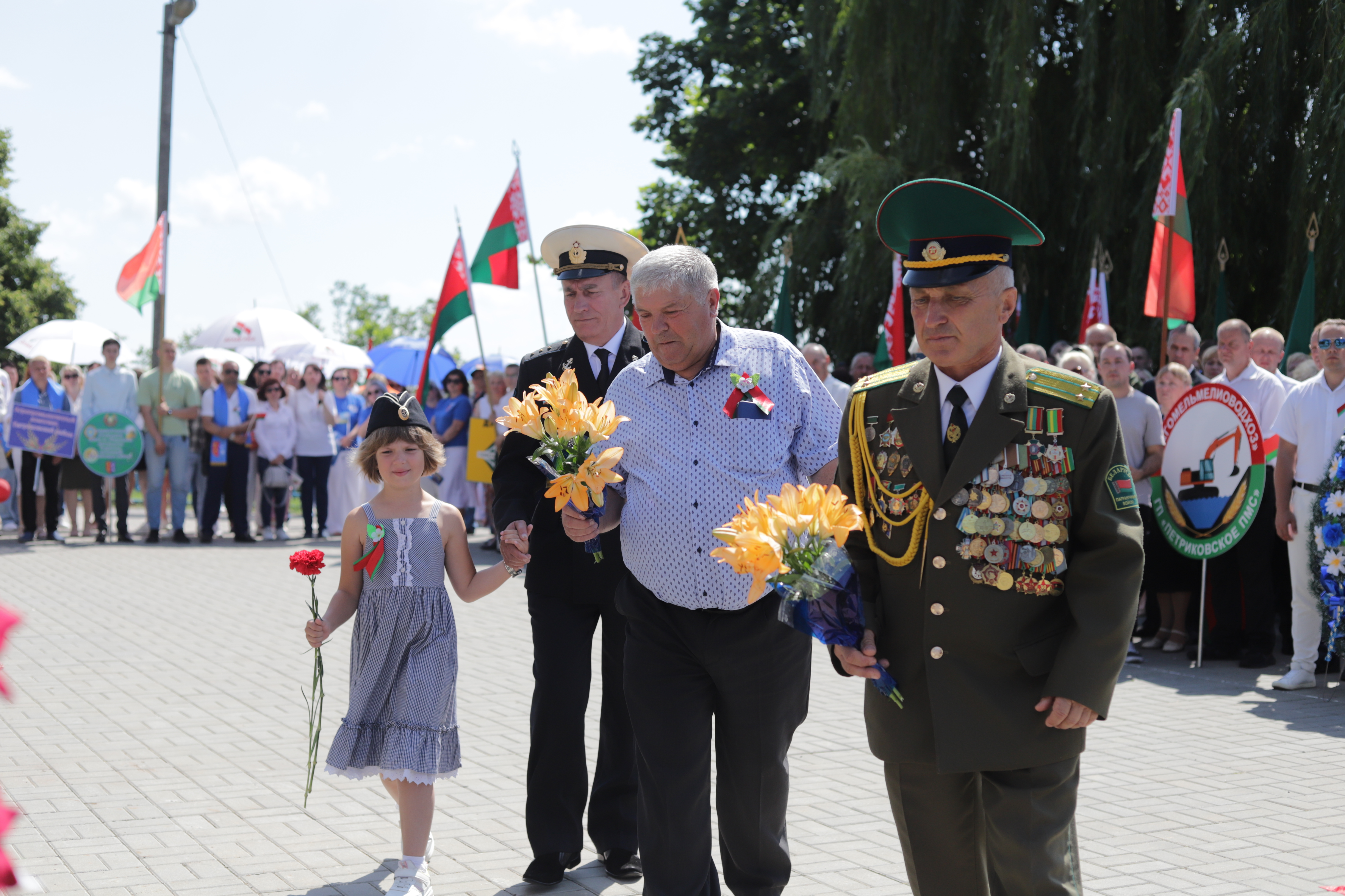 Мітынг, прысвечаны Дню Незалежнасці Рэспублікі Беларусь, прайшоў у Петрыкаве