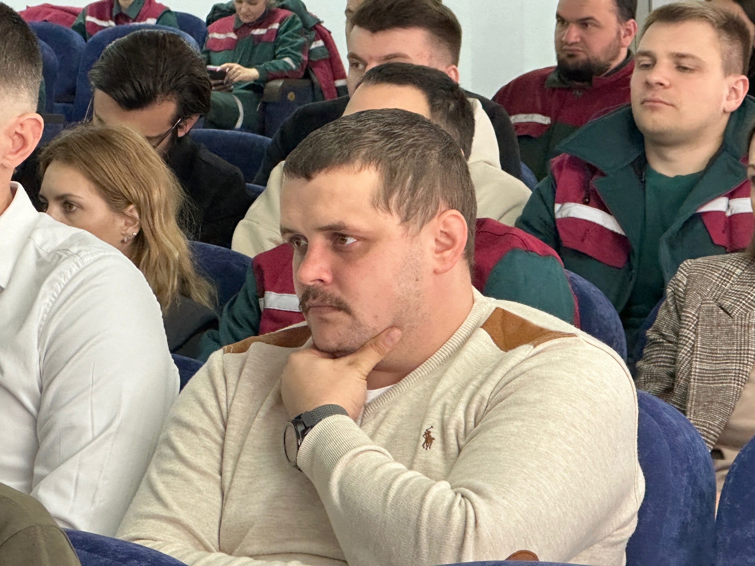 Директор ТРК «Гомель» Александр Добриян встретился с работниками Петриковского рудоуправления 