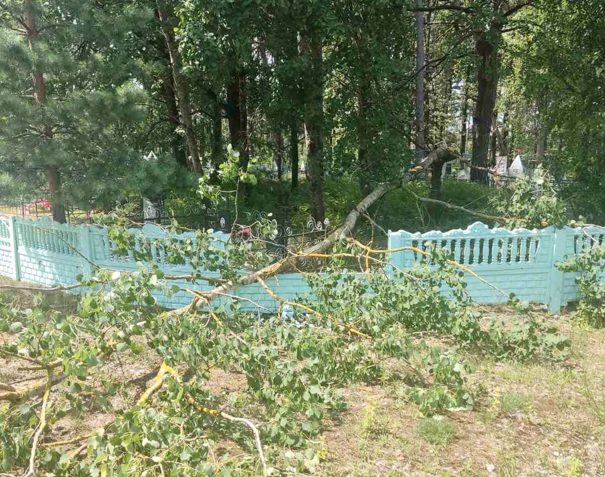 На тэрыторыі Ляскавіцкага сельсавета працягваецца праца па ліквідацыі наступстваў стыхіі