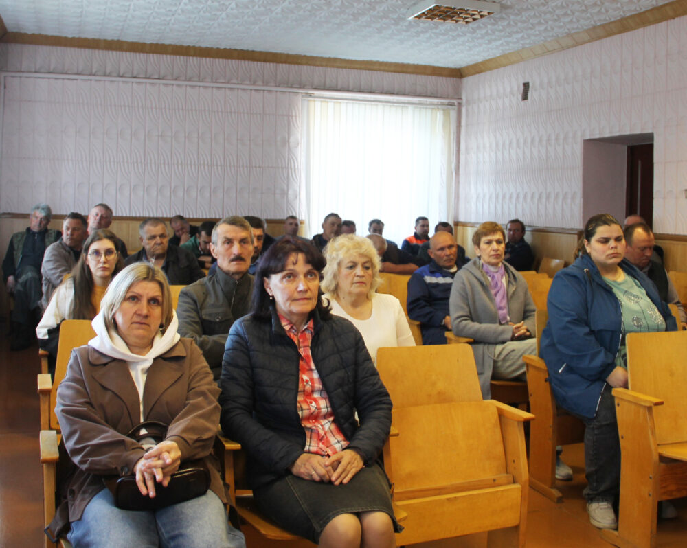 Святлана Сянько сустрэлася з працоўным калектывам КДУПМС “Петрыкаўскае ПМС”