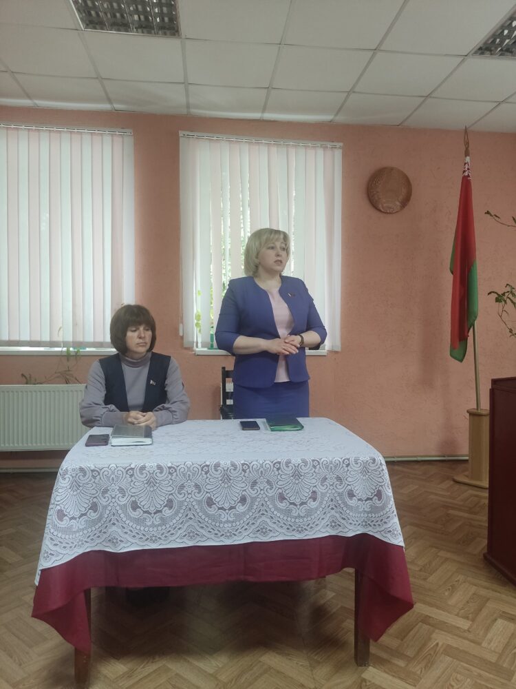 Дэпутат Святлана Сянько наведала Лучыцкі сельскі савет