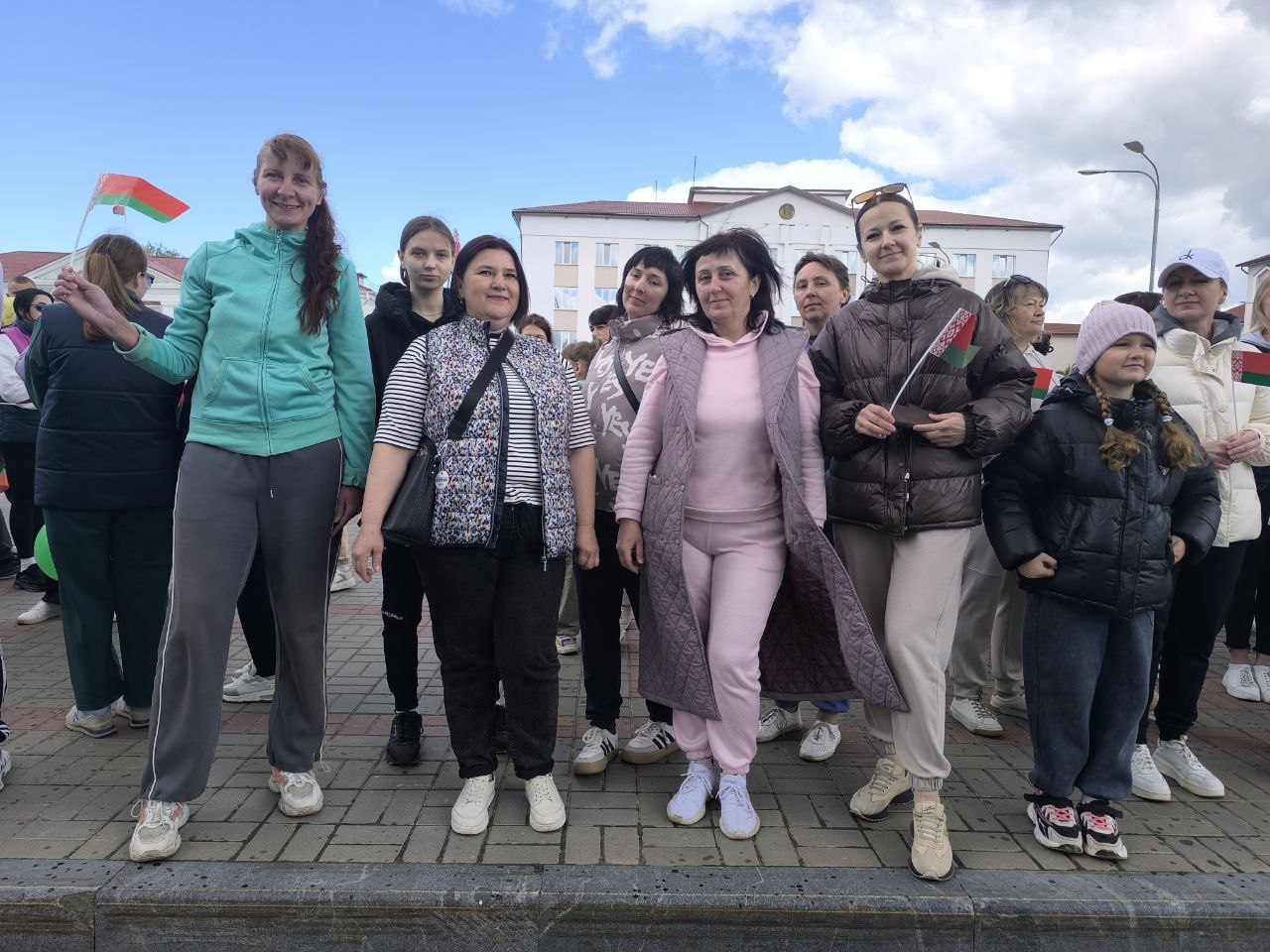 ФОТАРЭПАРТАЖ: Петрыкаўшчына далучылася да Адзінага забегу пад сцягам роднай краіны