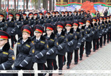 Быть честными и добросовестными. Клятву лицеиста МЧС дали 77 ребят