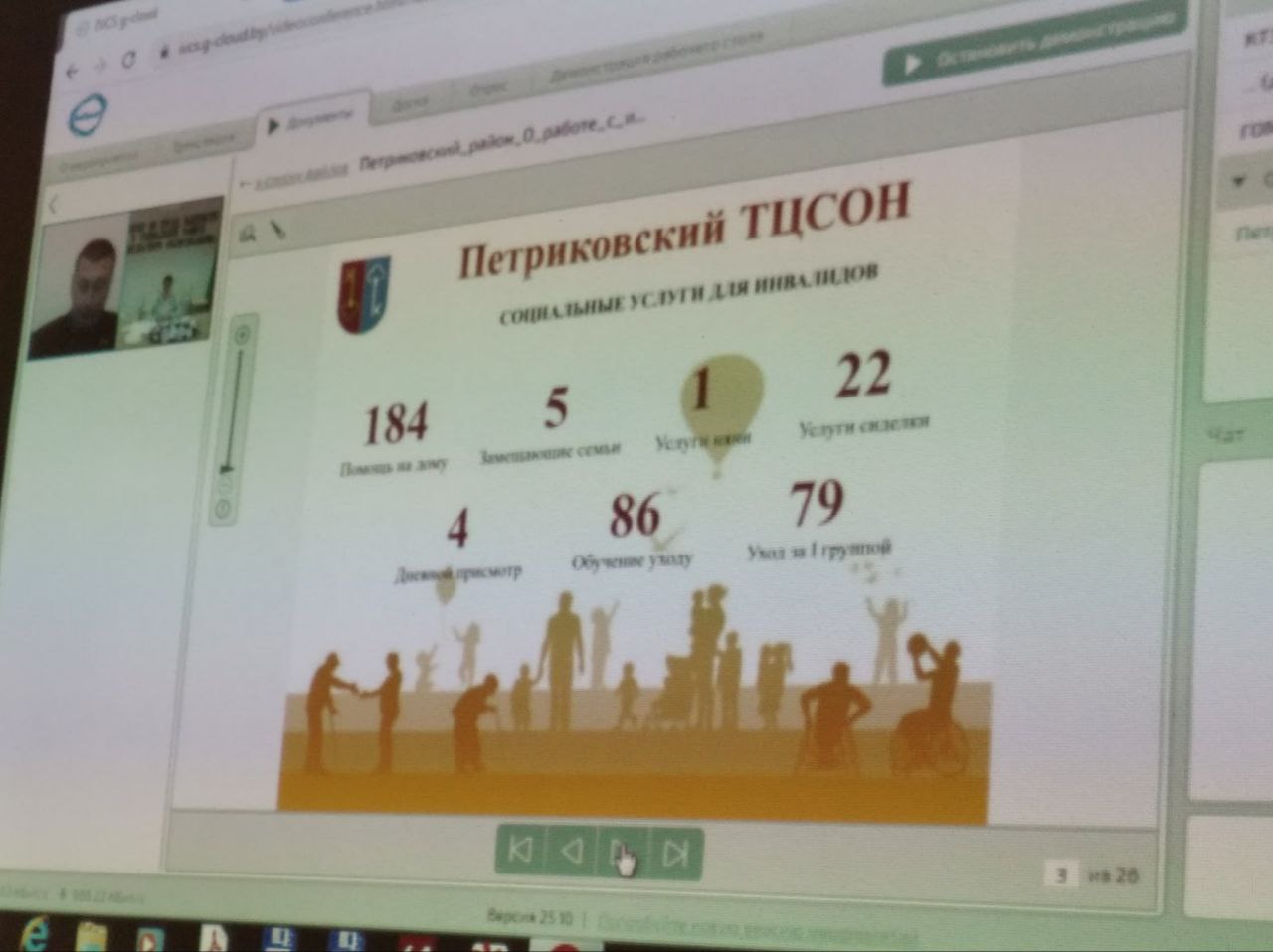 Пасяджэнне абласнога міжведамаснага савета па правах інвалідаў