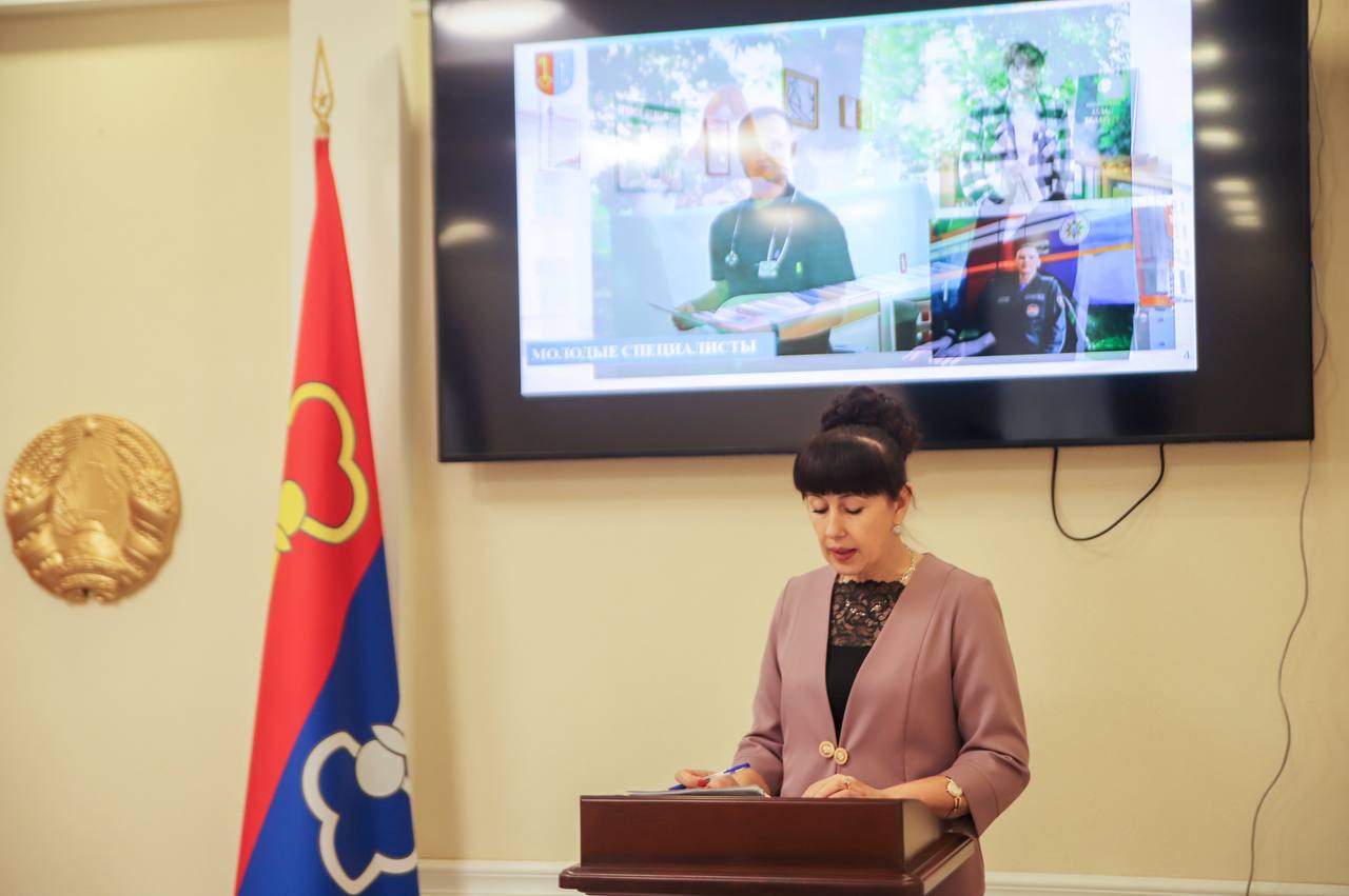 Святлана Сянько прыняла ўдзел у пасяджэнні прэзідыума Петрыкаўскага райсавета