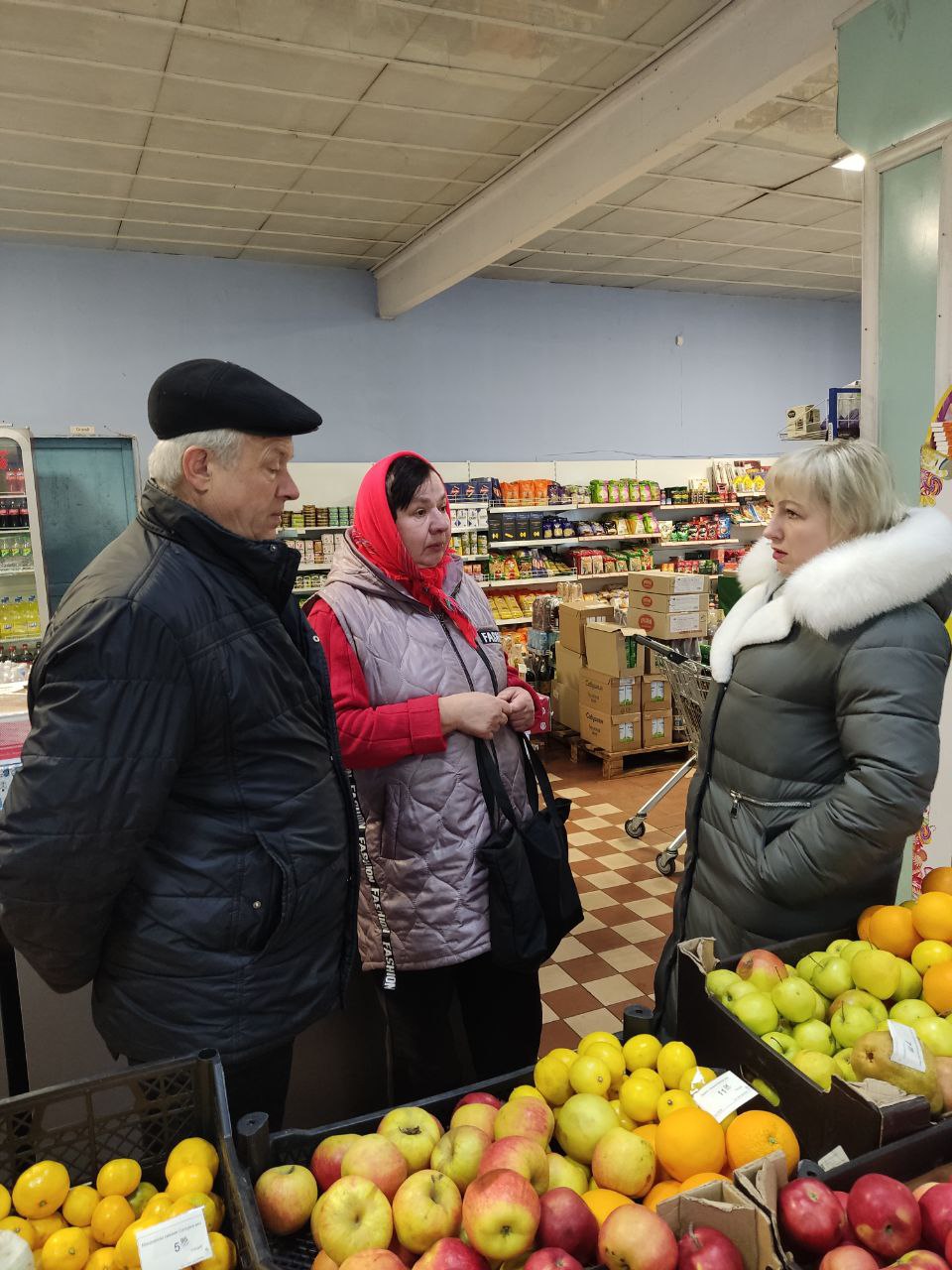 Святлана Сянько наведала магазін "Багатыр"