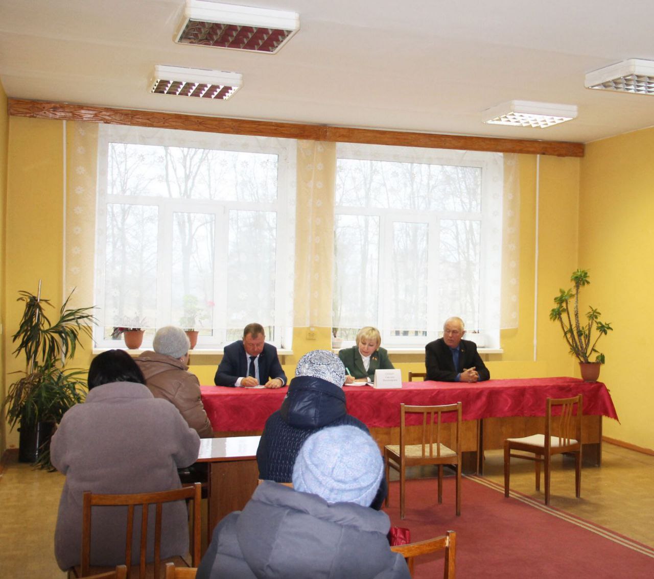 Святлана Сянько на сувязі з насельніцтвам