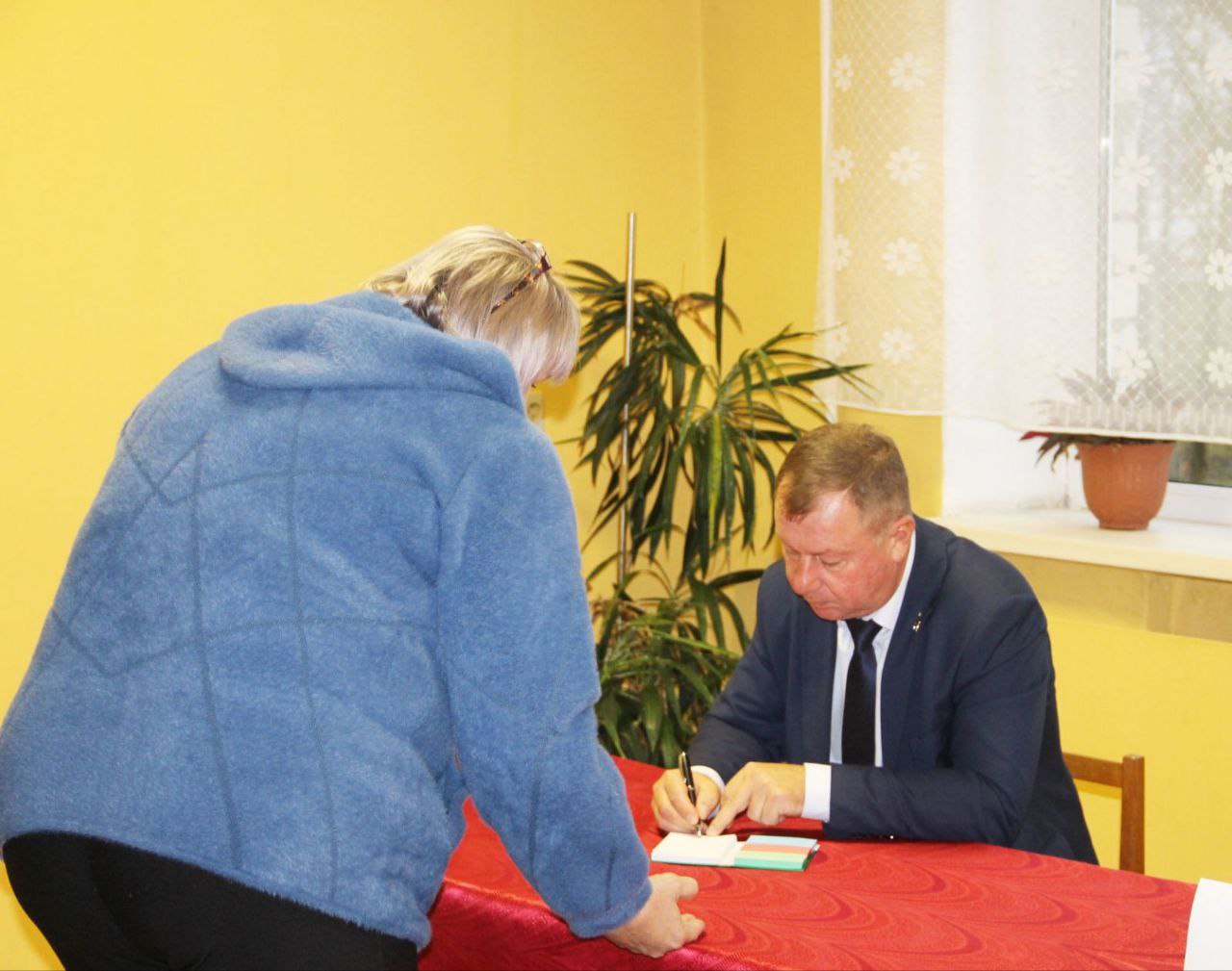 Святлана Сянько на сувязі з насельніцтвам