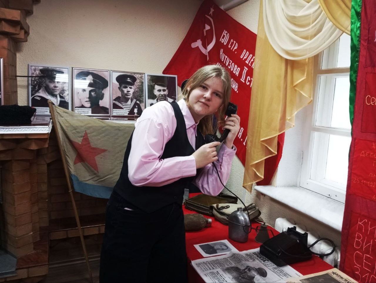 "Долгими дорогами к Победе": Бриневские школьники в Петриковском музее