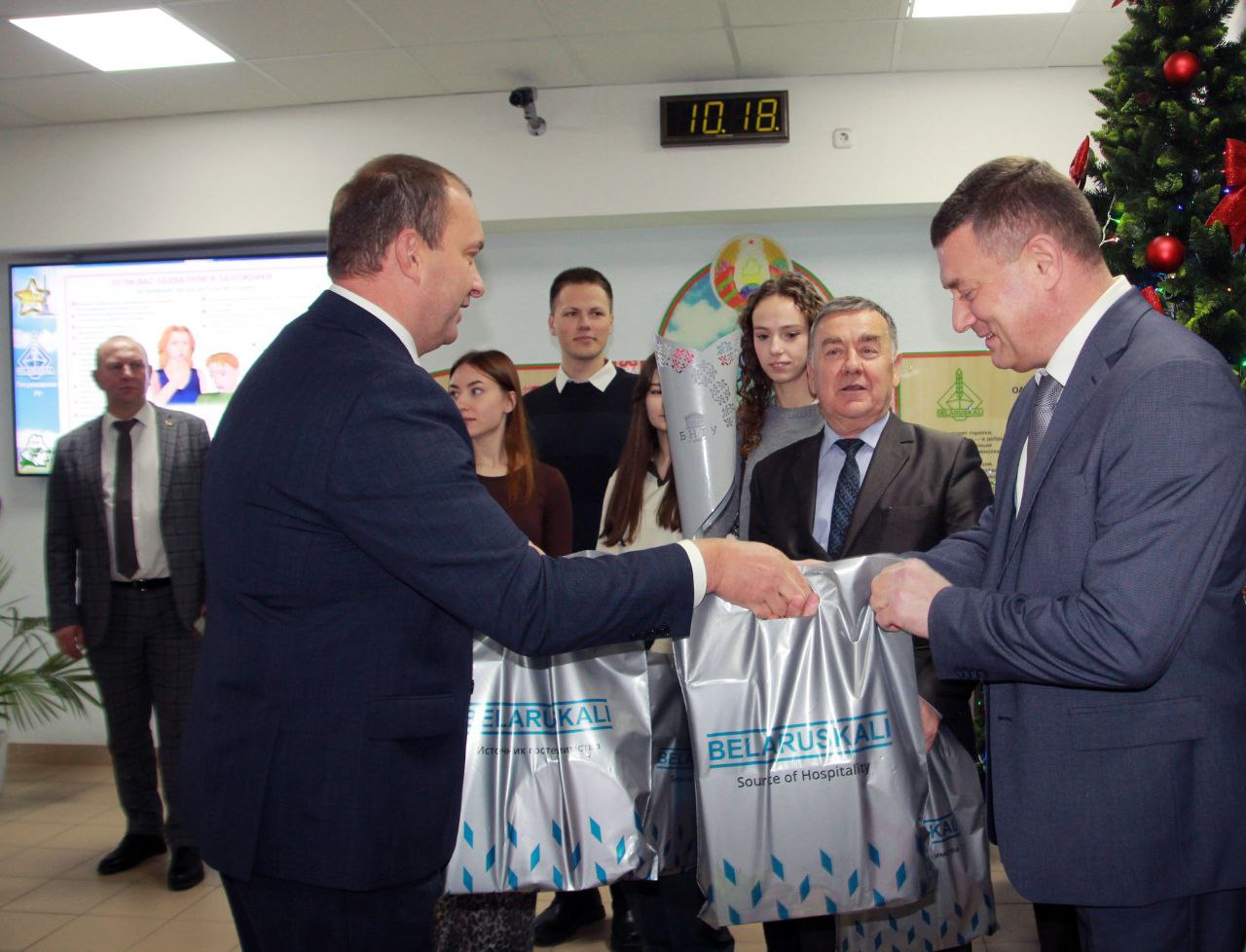 Эстафета агню БНТУ ў Петрыкаўскім рудаўпраўленні: сувязь ведаў і прамысловасці