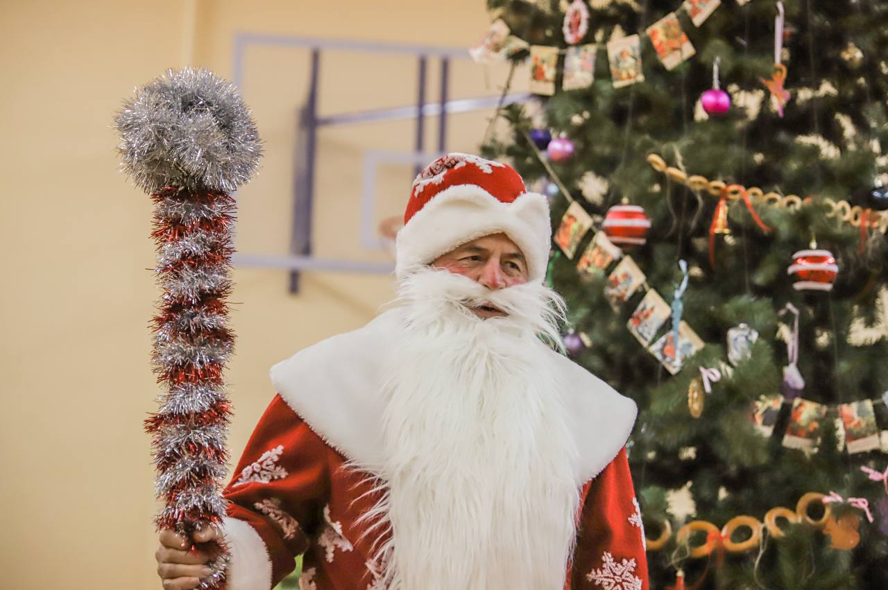 Урачыстасць напярэдадні Новага года ў Петрыкаўскай школе-інтэрнаце
