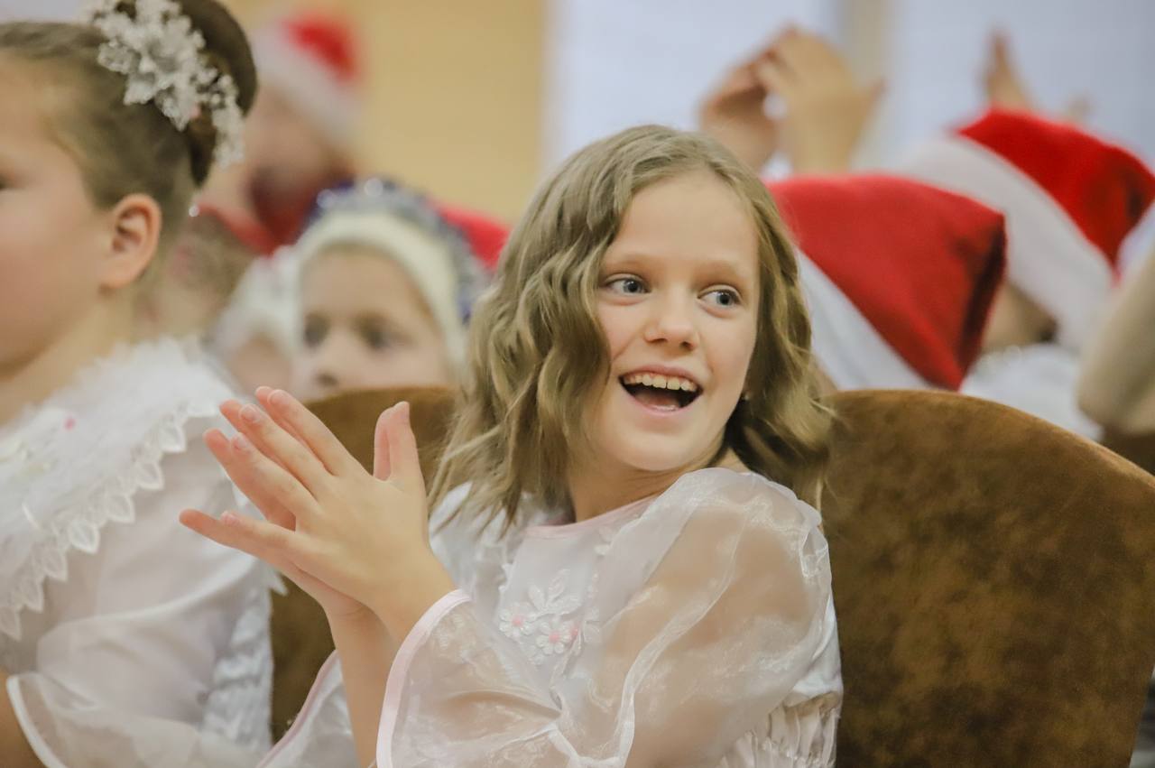 Урачыстасць напярэдадні Новага года ў Петрыкаўскай школе-інтэрнаце