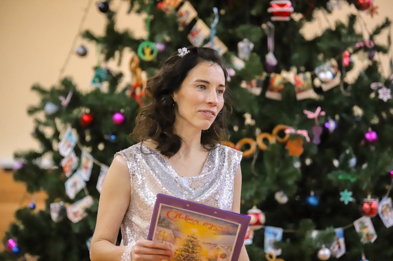 Урачыстасць напярэдадні Новага года ў Петрыкаўскай школе-інтэрнаце