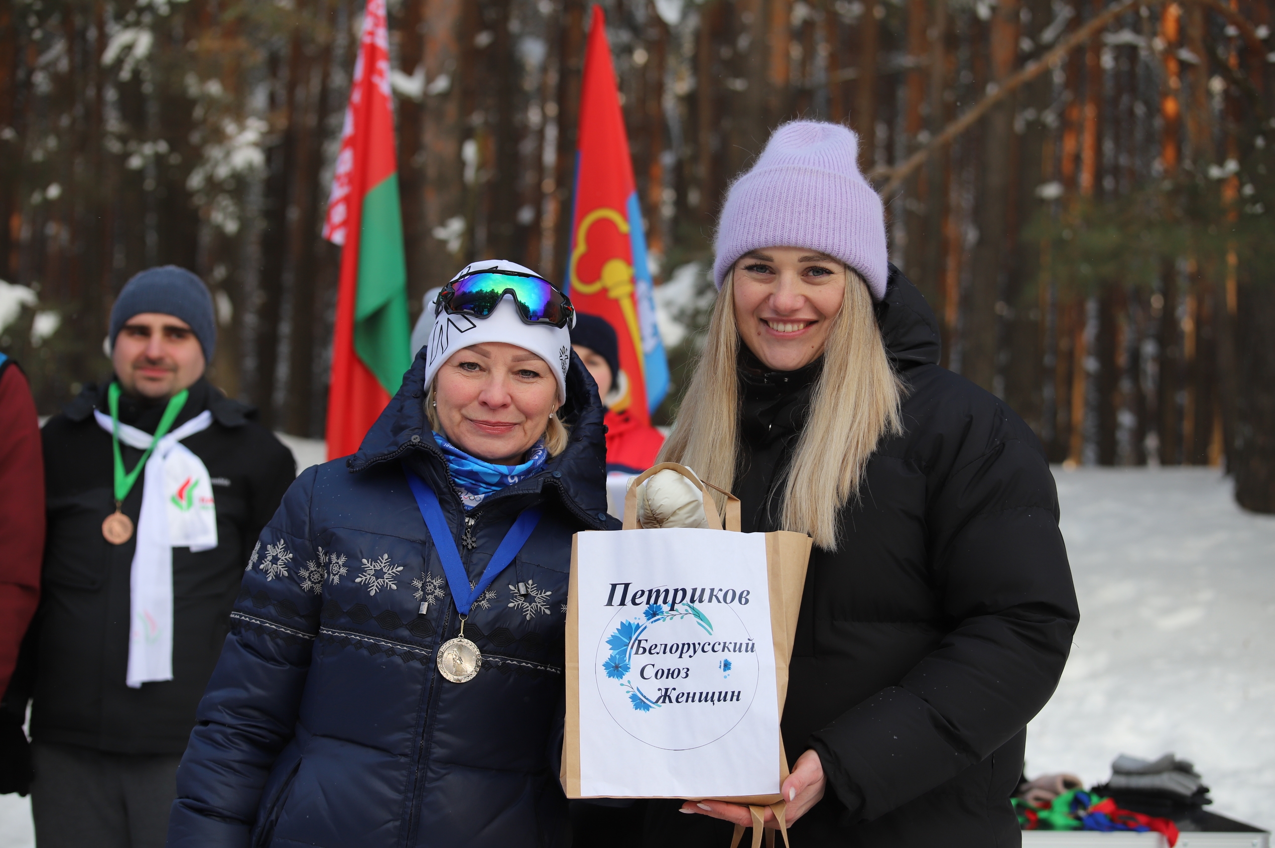ФОТАРЭПАРТАЖ: лыжныя гонкі ў рамках XXII спартакіяды Петрыкаўскага раёна