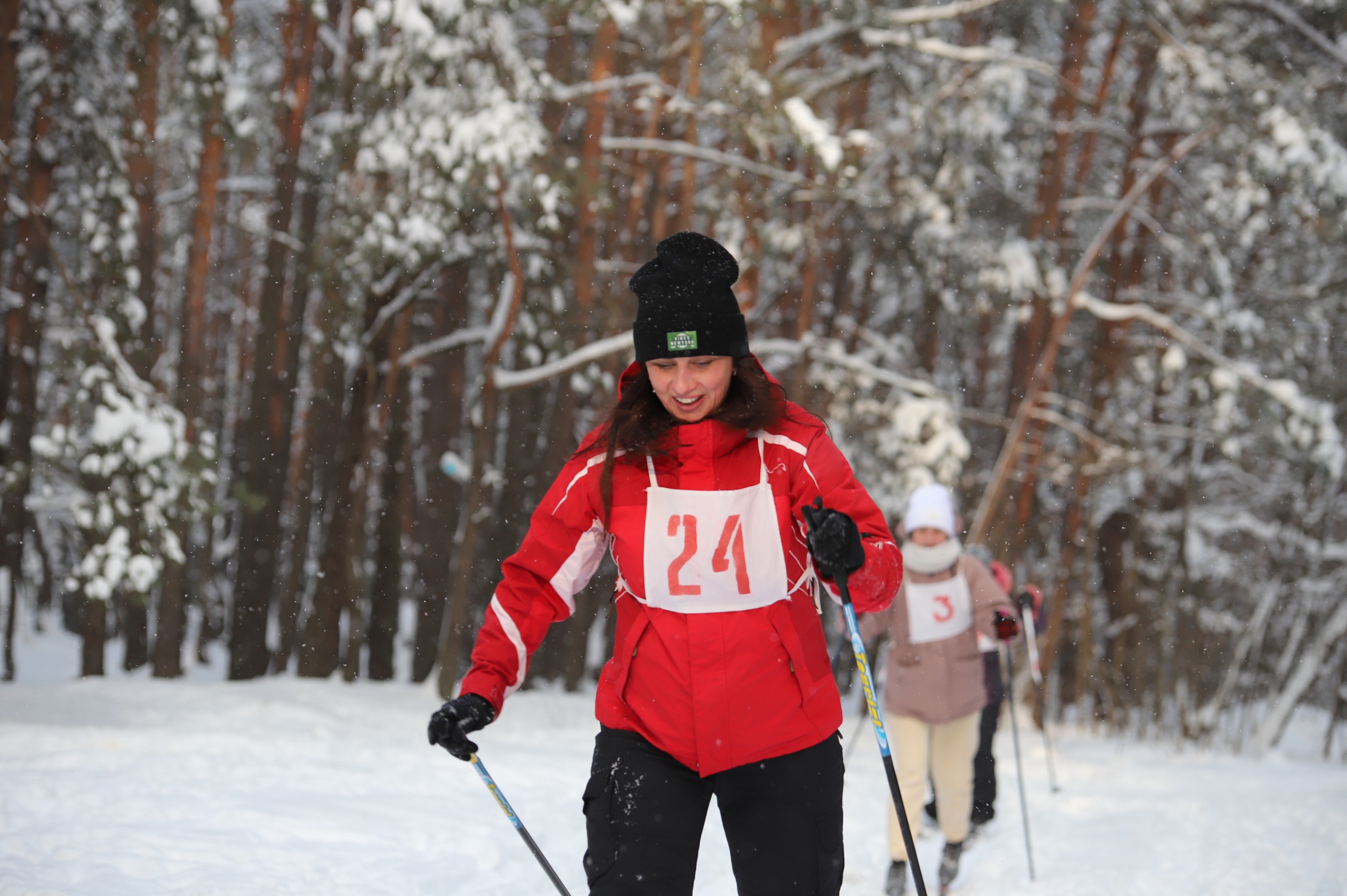 ФОТАРЭПАРТАЖ: лыжныя гонкі ў рамках XXII спартакіяды Петрыкаўскага раёна