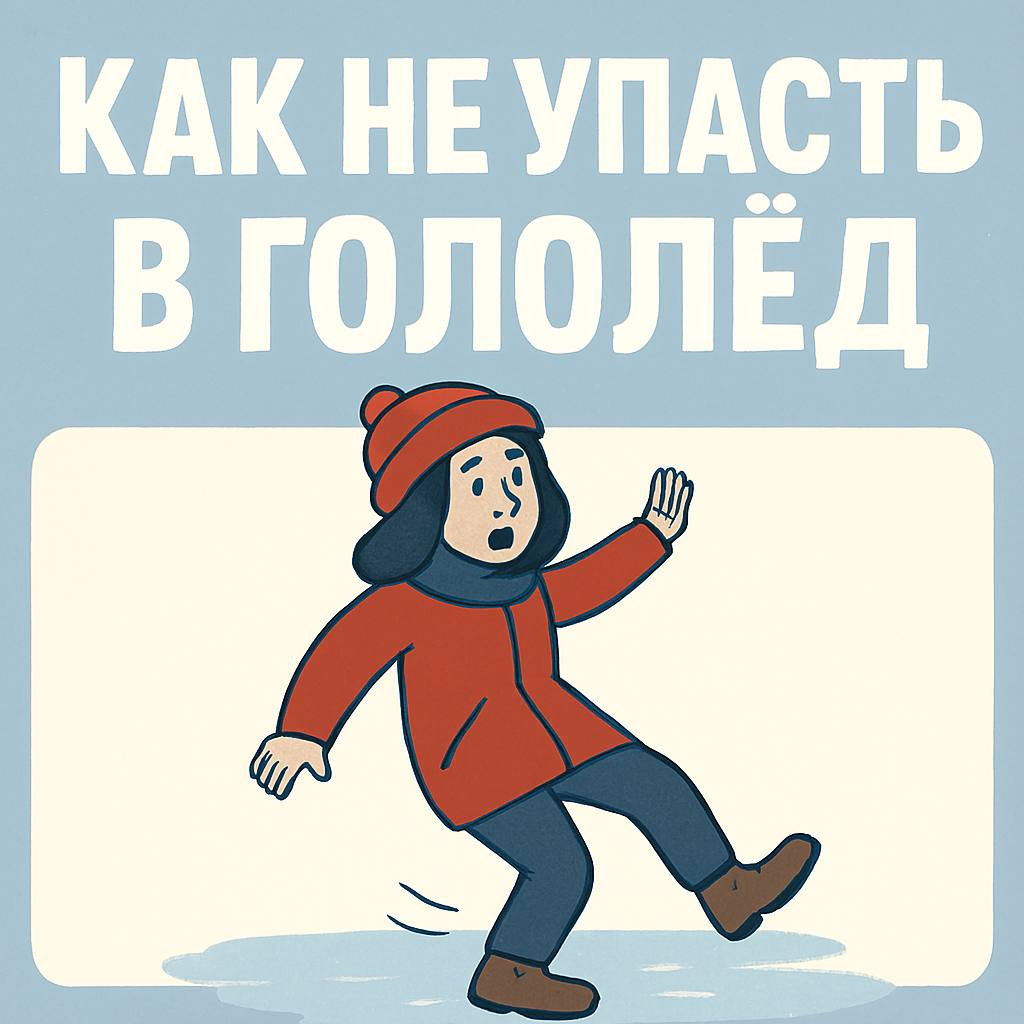 Как не упасть в гололед: советы специалистов