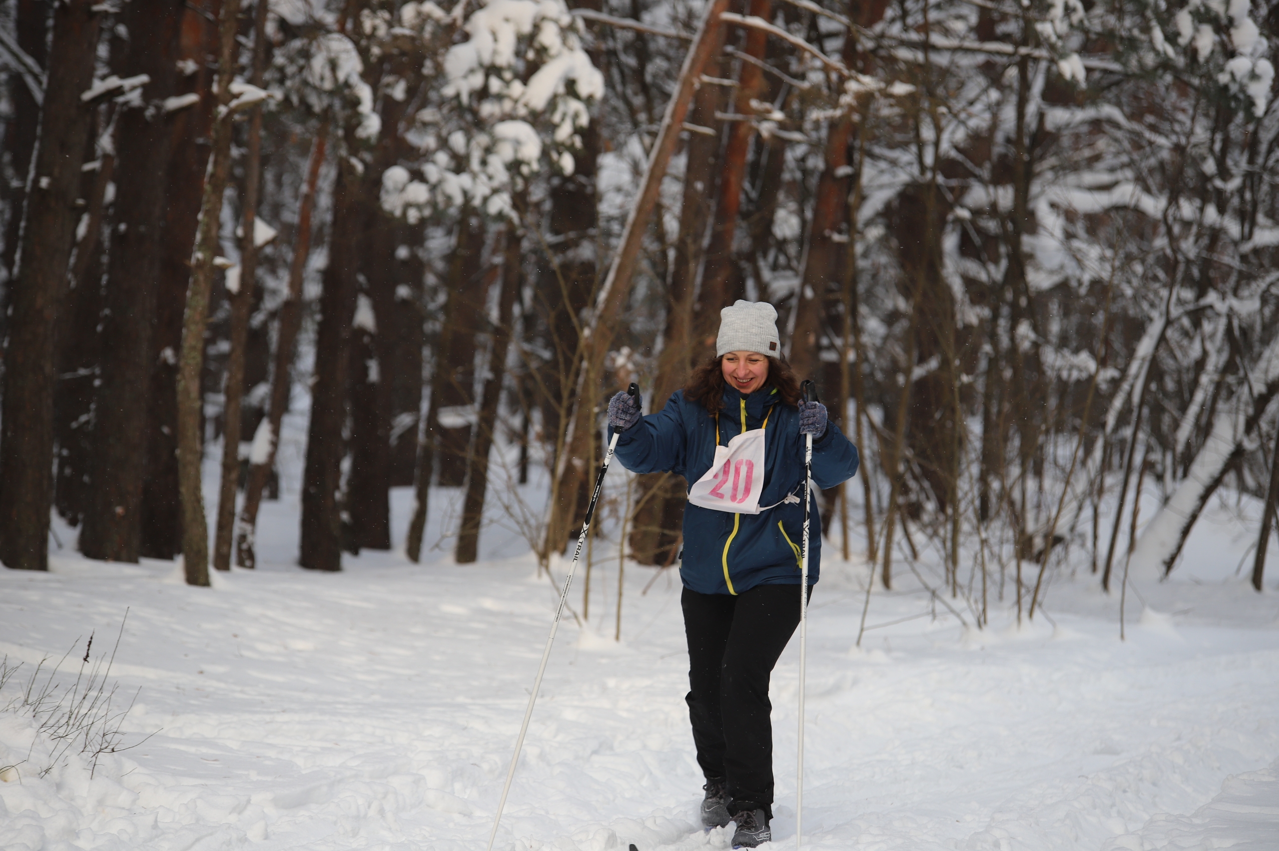 ФОТАРЭПАРТАЖ: лыжныя гонкі ў рамках XXII спартакіяды Петрыкаўскага раёна
