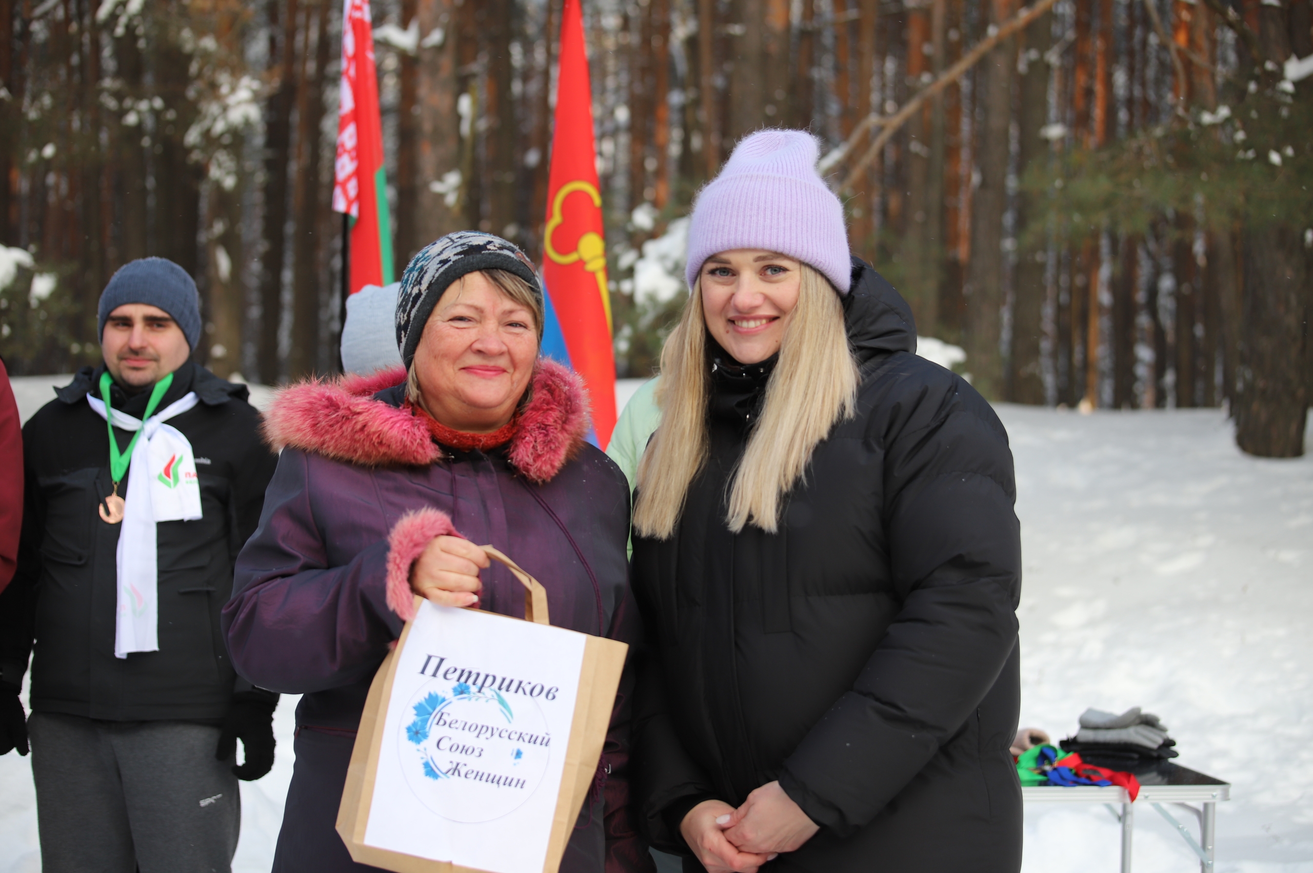 ФОТАРЭПАРТАЖ: лыжныя гонкі ў рамках XXII спартакіяды Петрыкаўскага раёна
