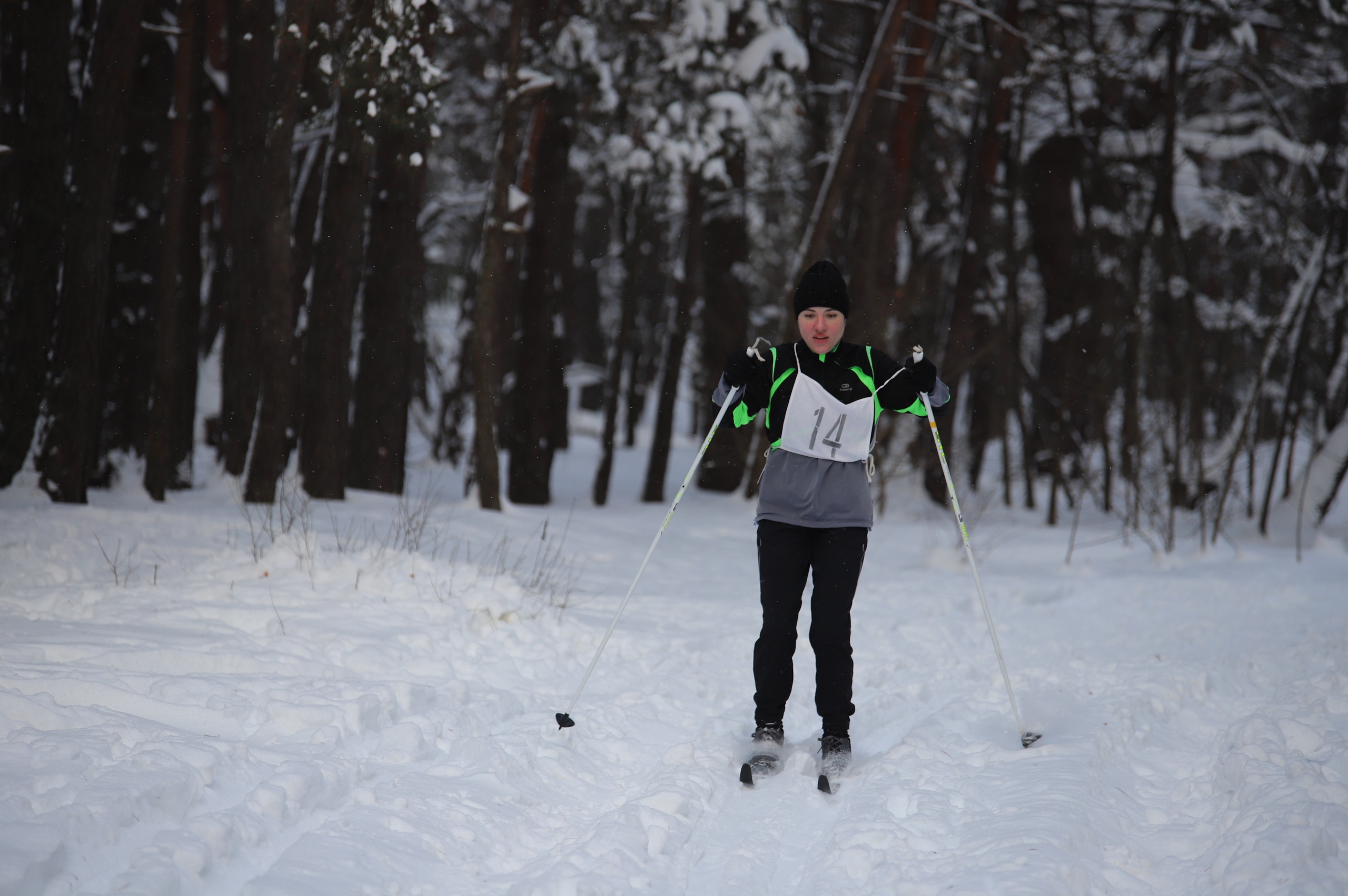 ФОТАРЭПАРТАЖ: лыжныя гонкі ў рамках XXII спартакіяды Петрыкаўскага раёна