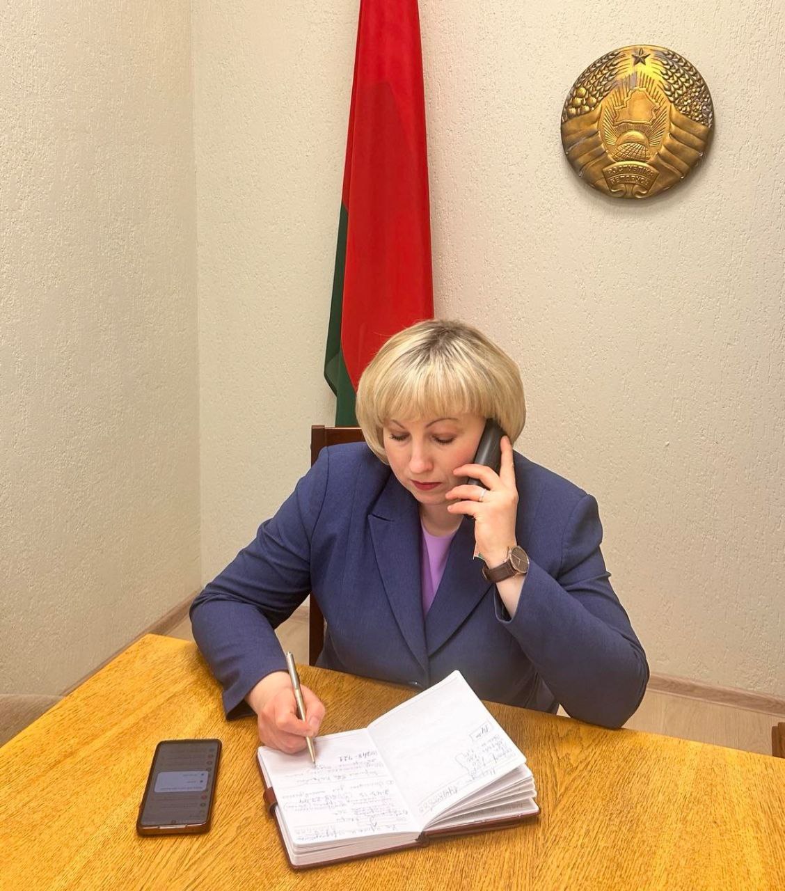 "Прямая телефонная линия" в Петриковском райисполкоме