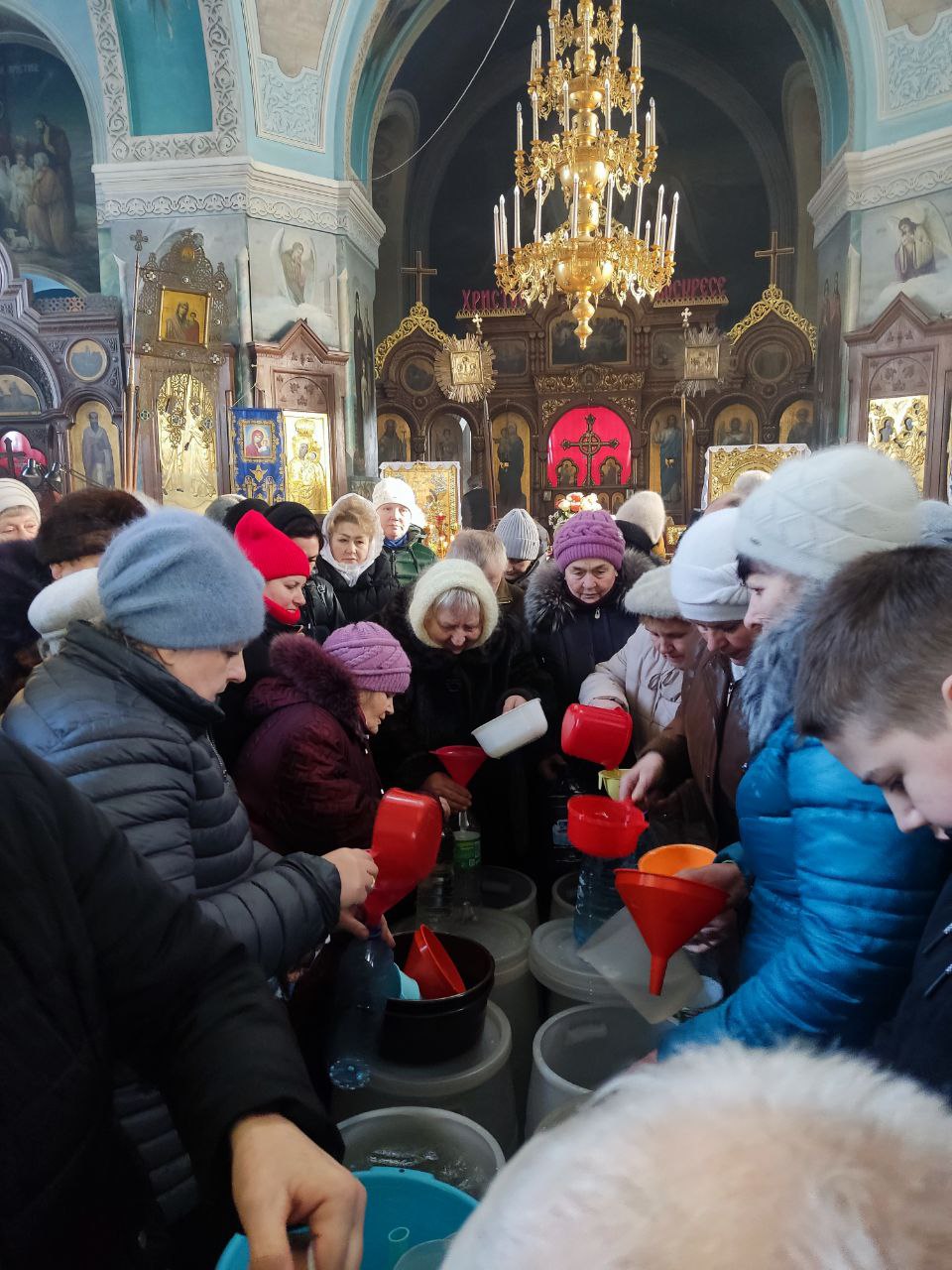 Хрышчэнне Гасподняе ў Храме Свяціцеля Мікалая