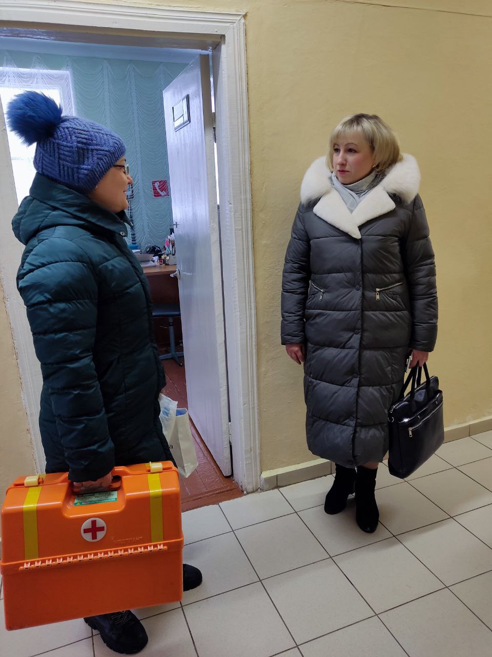 Святлана Сянько наведала ўстановы адукацыі і аховы здароўя Колкаўскага сельсавета