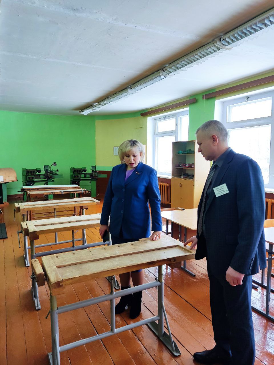 Святлана Сянько наведала ўстановы адукацыі і аховы здароўя Колкаўскага сельсавета