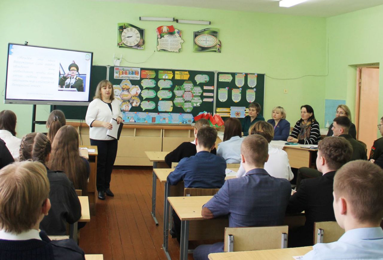 Святлана Сянько ў Капаткевічах: Выхаванне патрыятызму ў моладзі