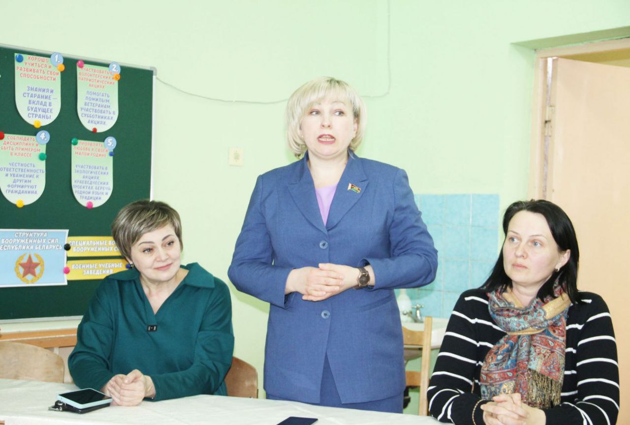 Святлана Сянько ў Капаткевічах: Выхаванне патрыятызму ў моладзі