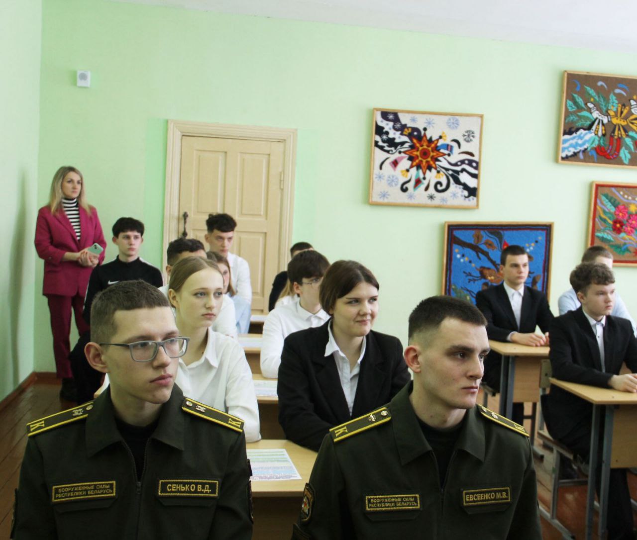 Святлана Сянько ў Капаткевічах: Выхаванне патрыятызму ў моладзі