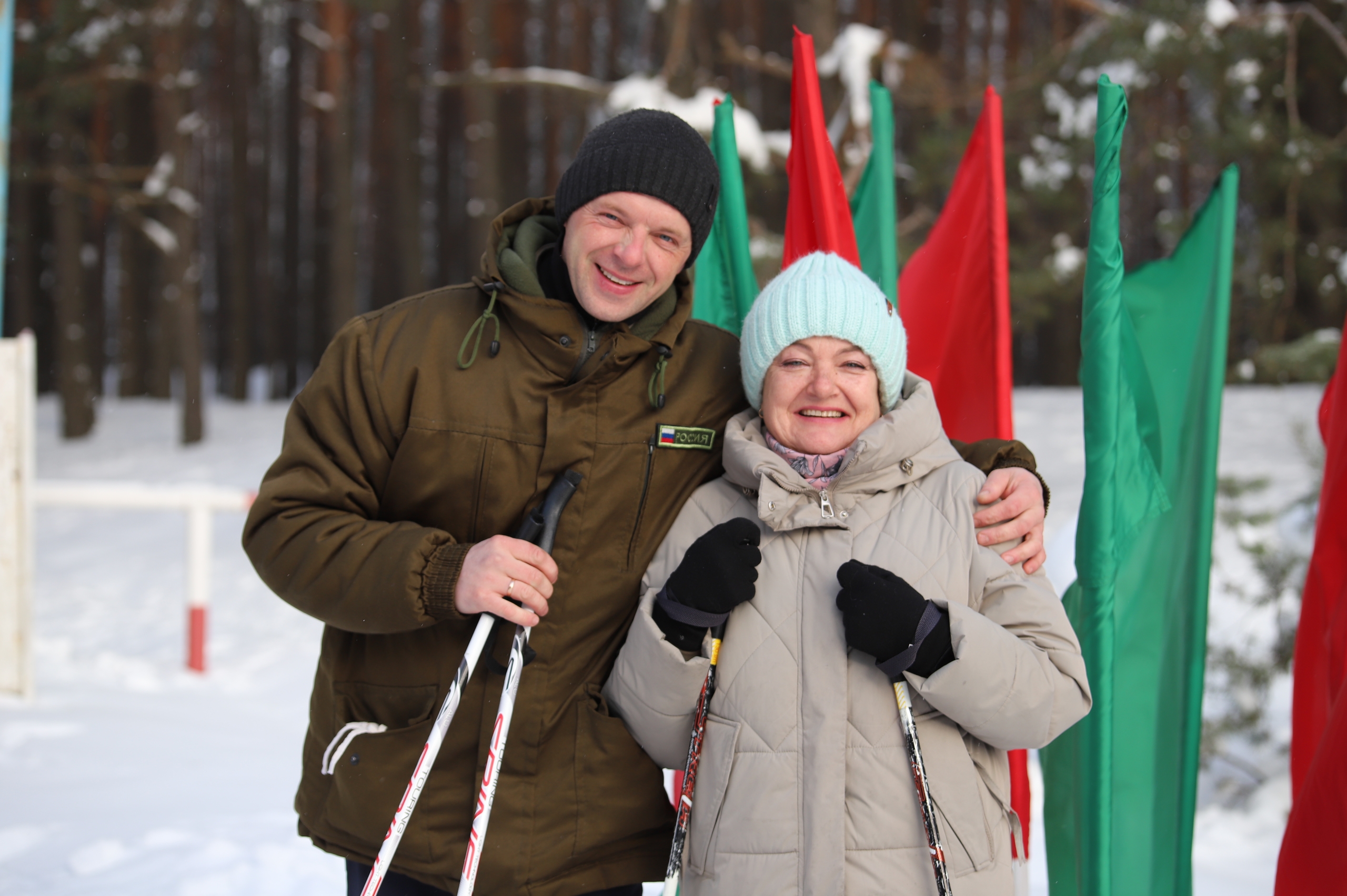 ФОТАРЭПАРТАЖ: лыжныя гонкі ў рамках XXII спартакіяды Петрыкаўскага раёна