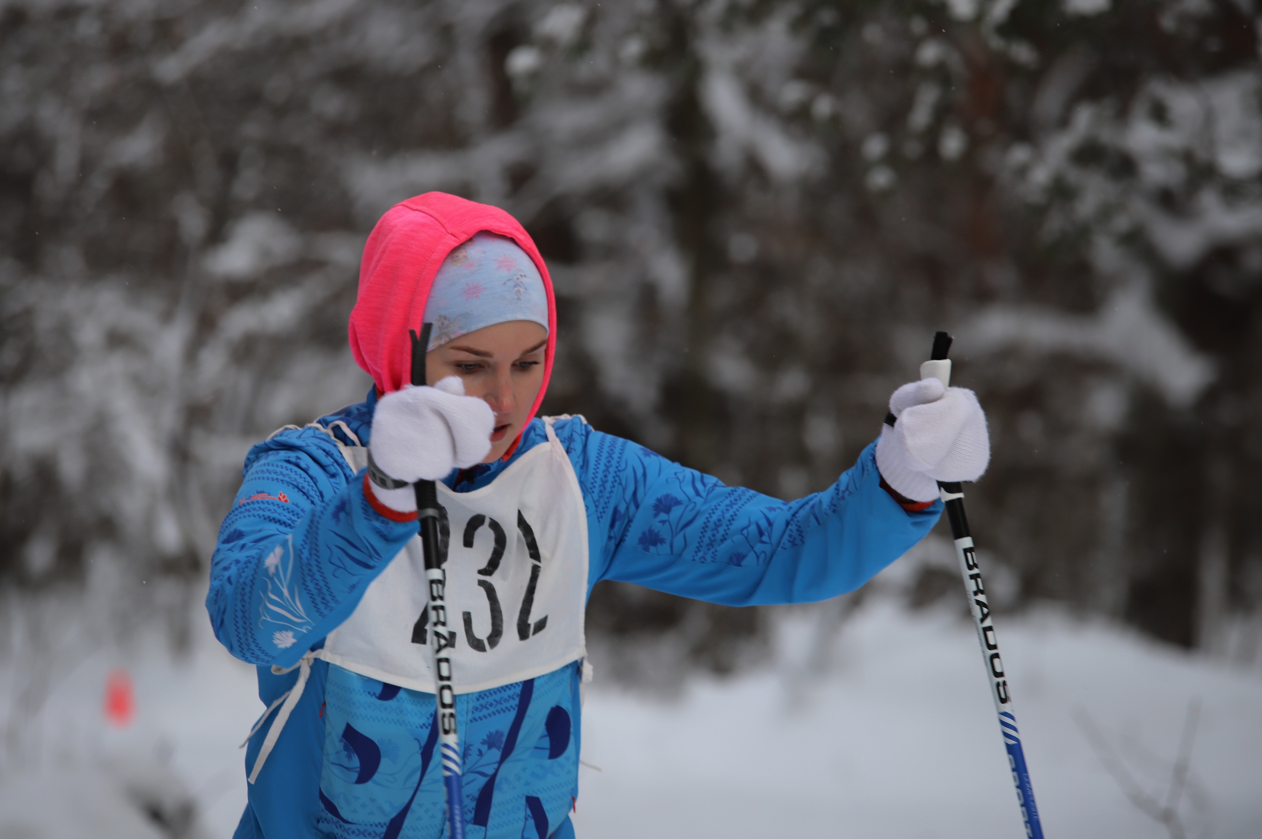 ФОТАРЭПАРТАЖ: лыжныя гонкі ў рамках XXII спартакіяды Петрыкаўскага раёна