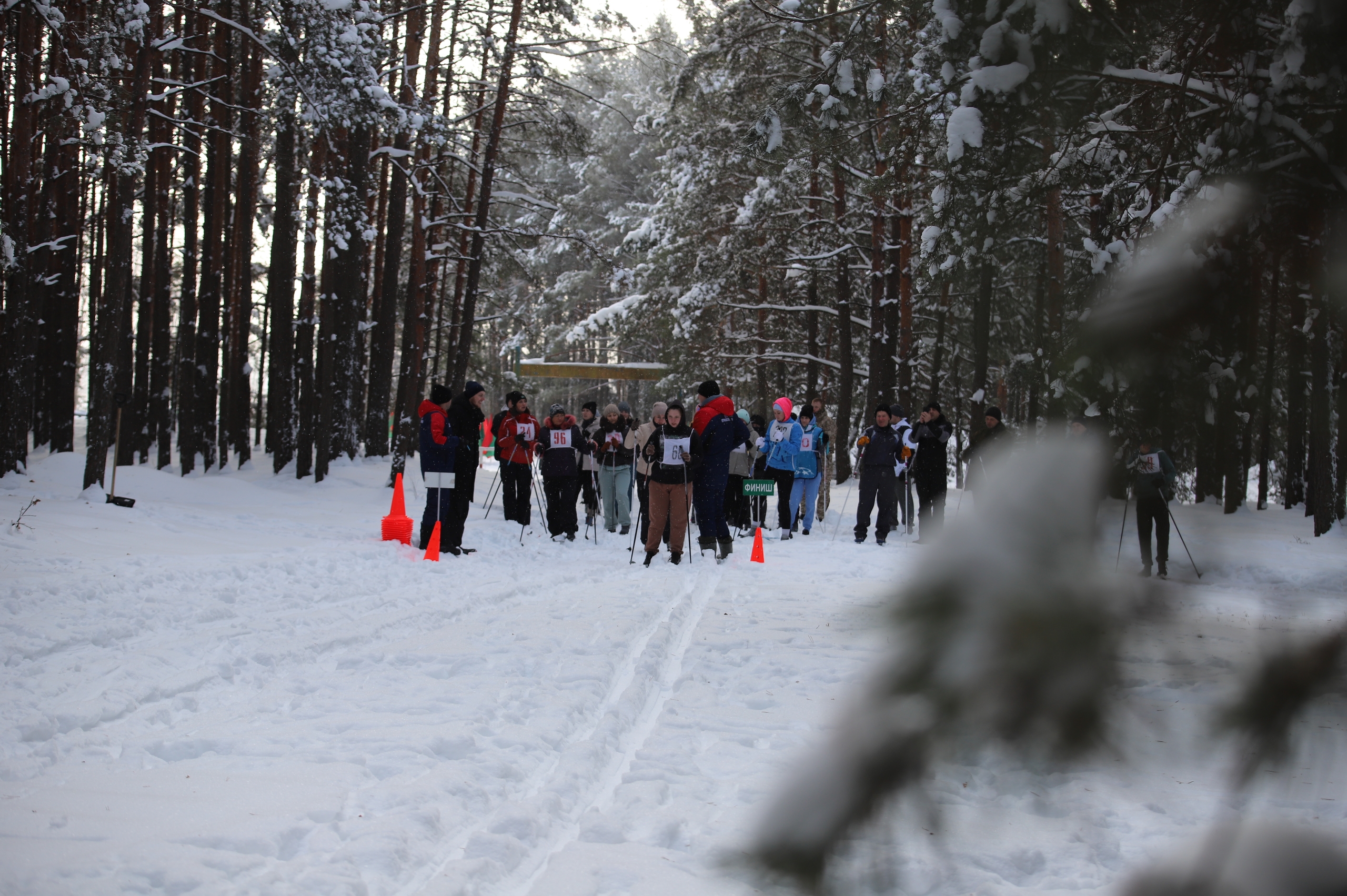 ФОТАРЭПАРТАЖ: лыжныя гонкі ў рамках XXII спартакіяды Петрыкаўскага раёна