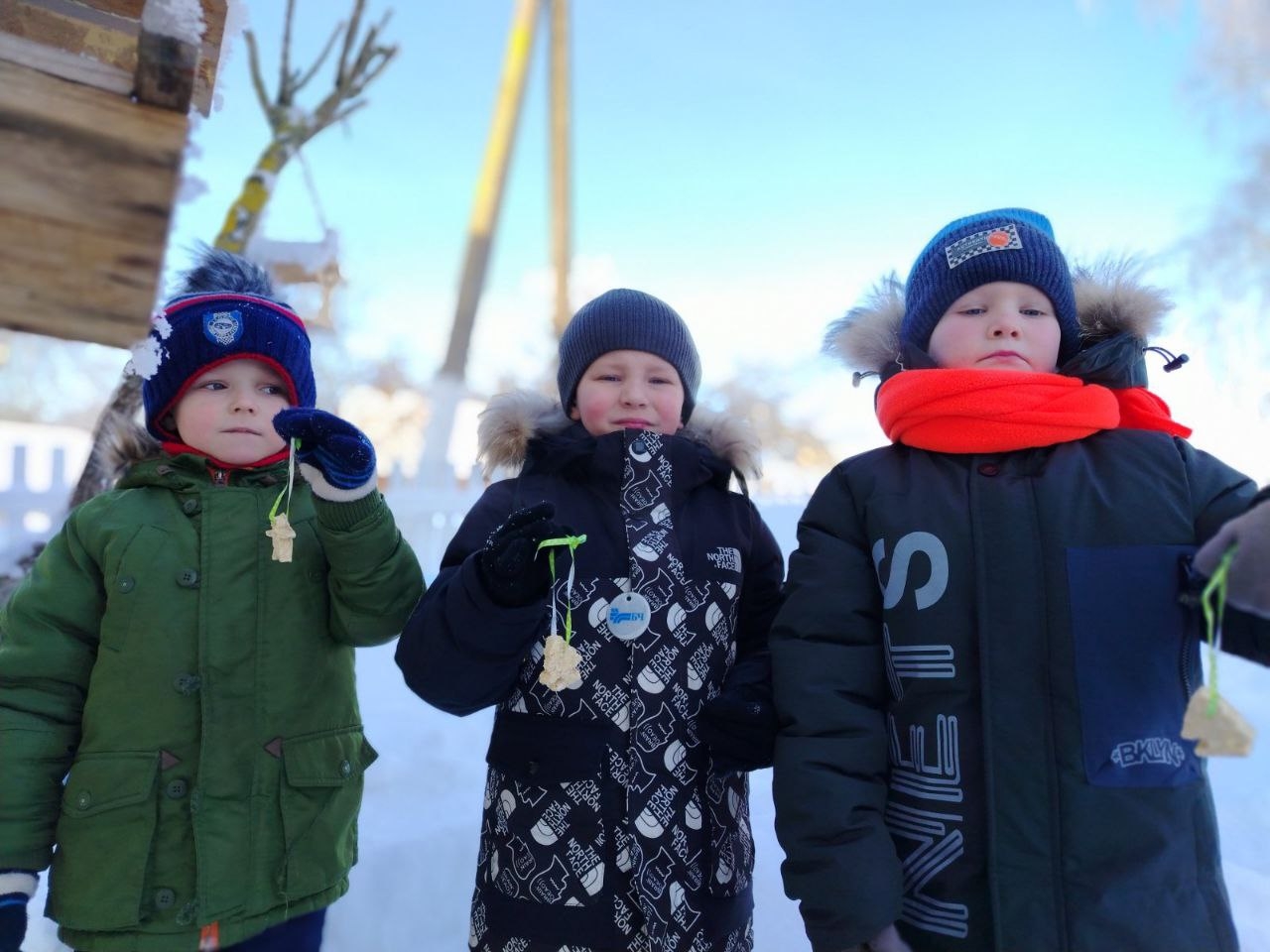 Развітанне з ялінай і пячэнне для птушак