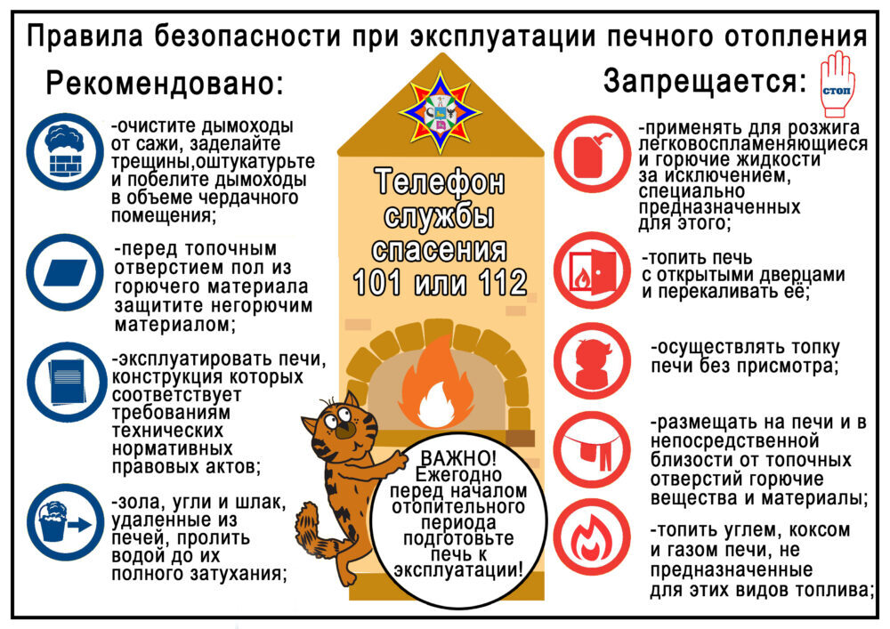Безопасность печного отопления