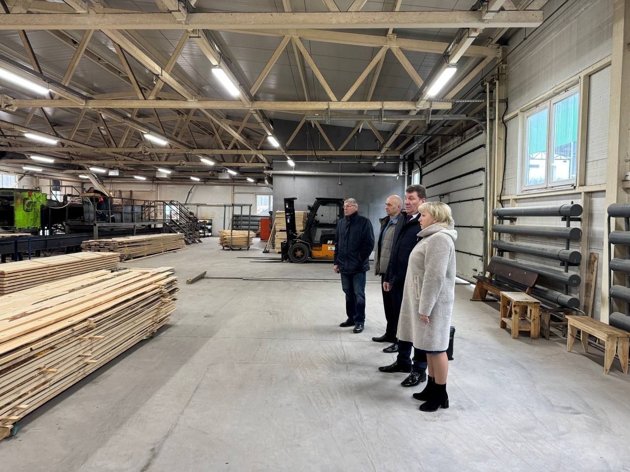 Посещение цеха по переработке древесины Петриковского лесхоза