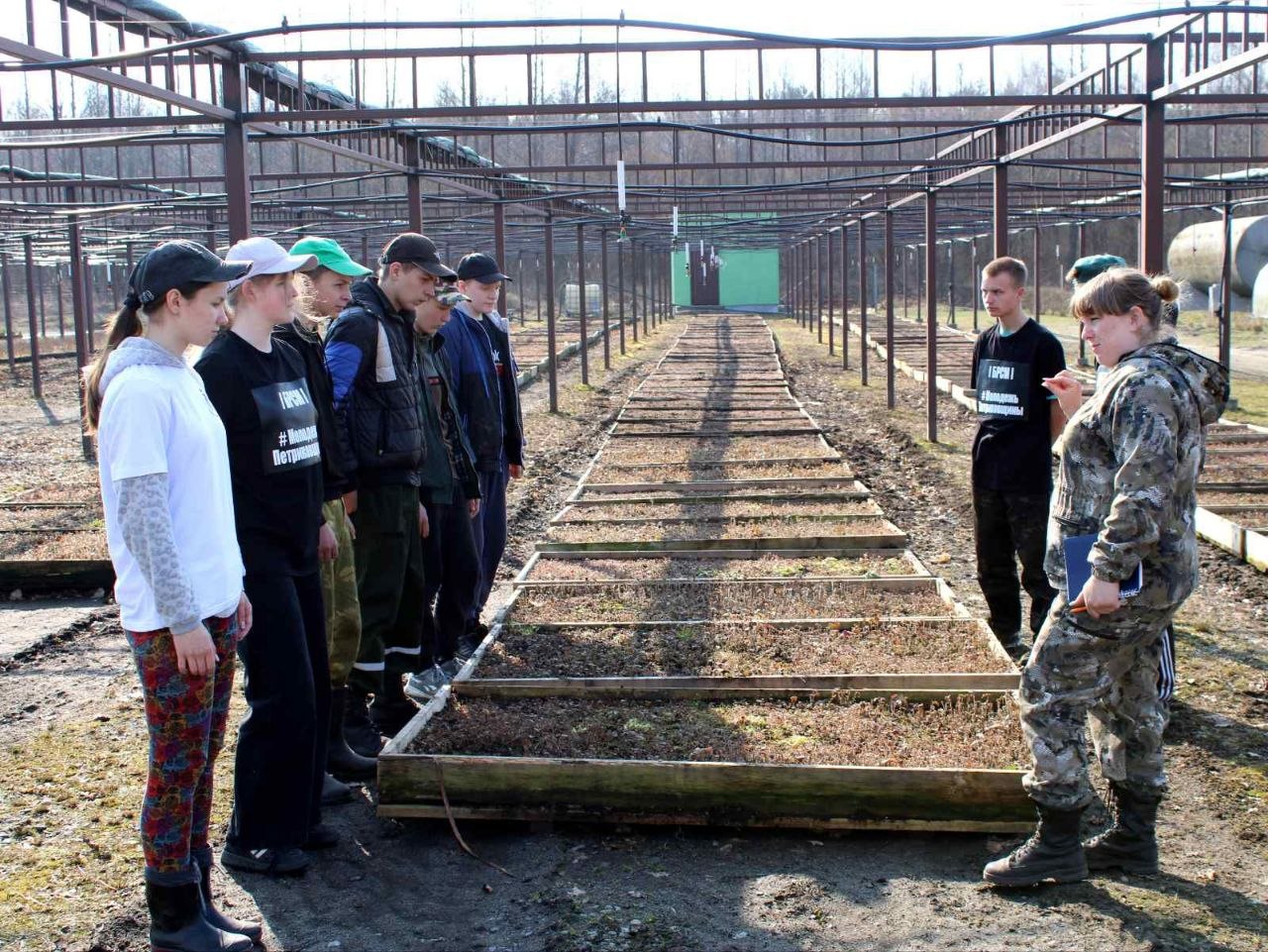 Профориентационная экскурсия в лесном питомнике