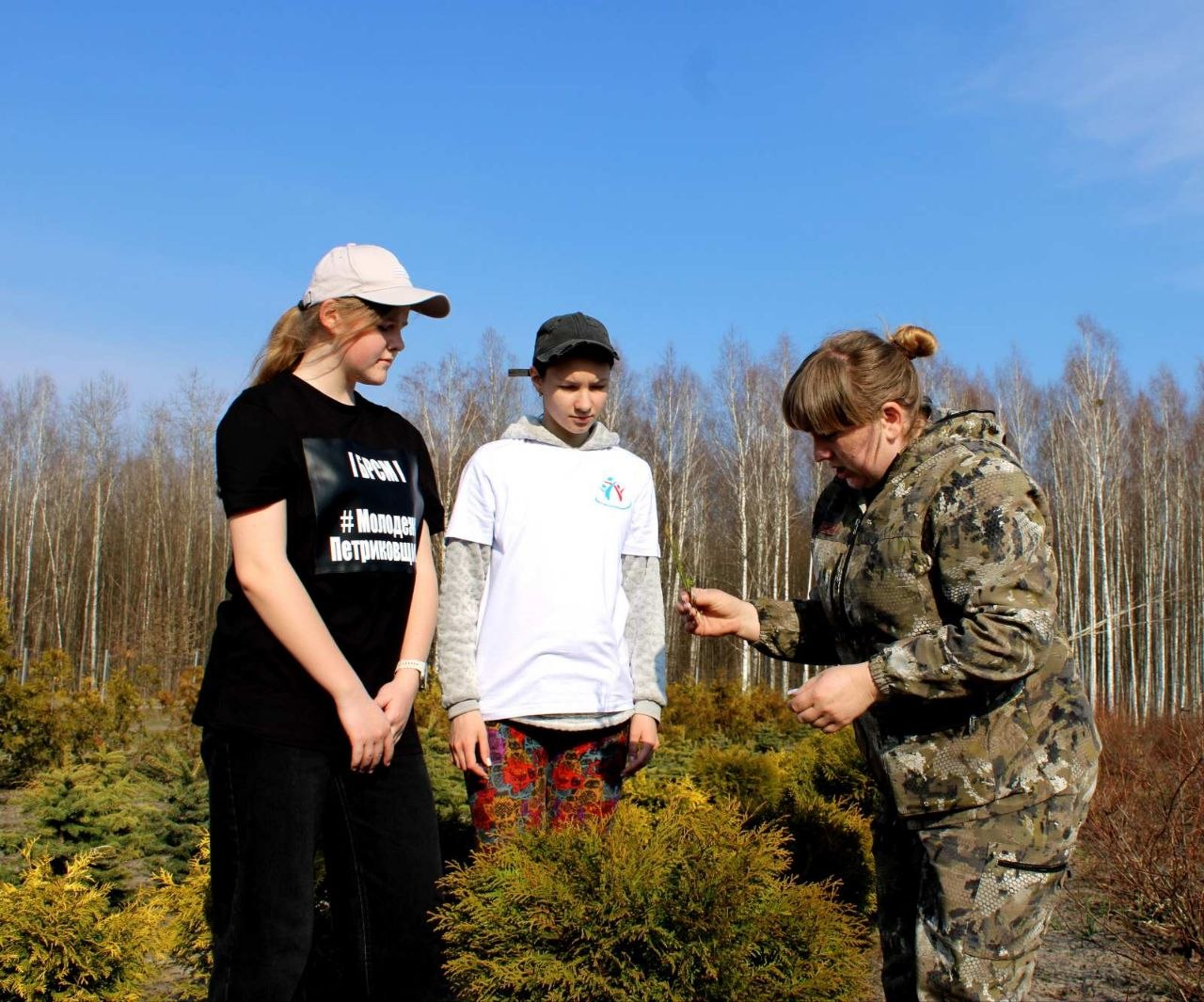 Профориентационная экскурсия в лесном питомнике