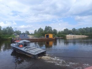 У Снядзін – на пароме