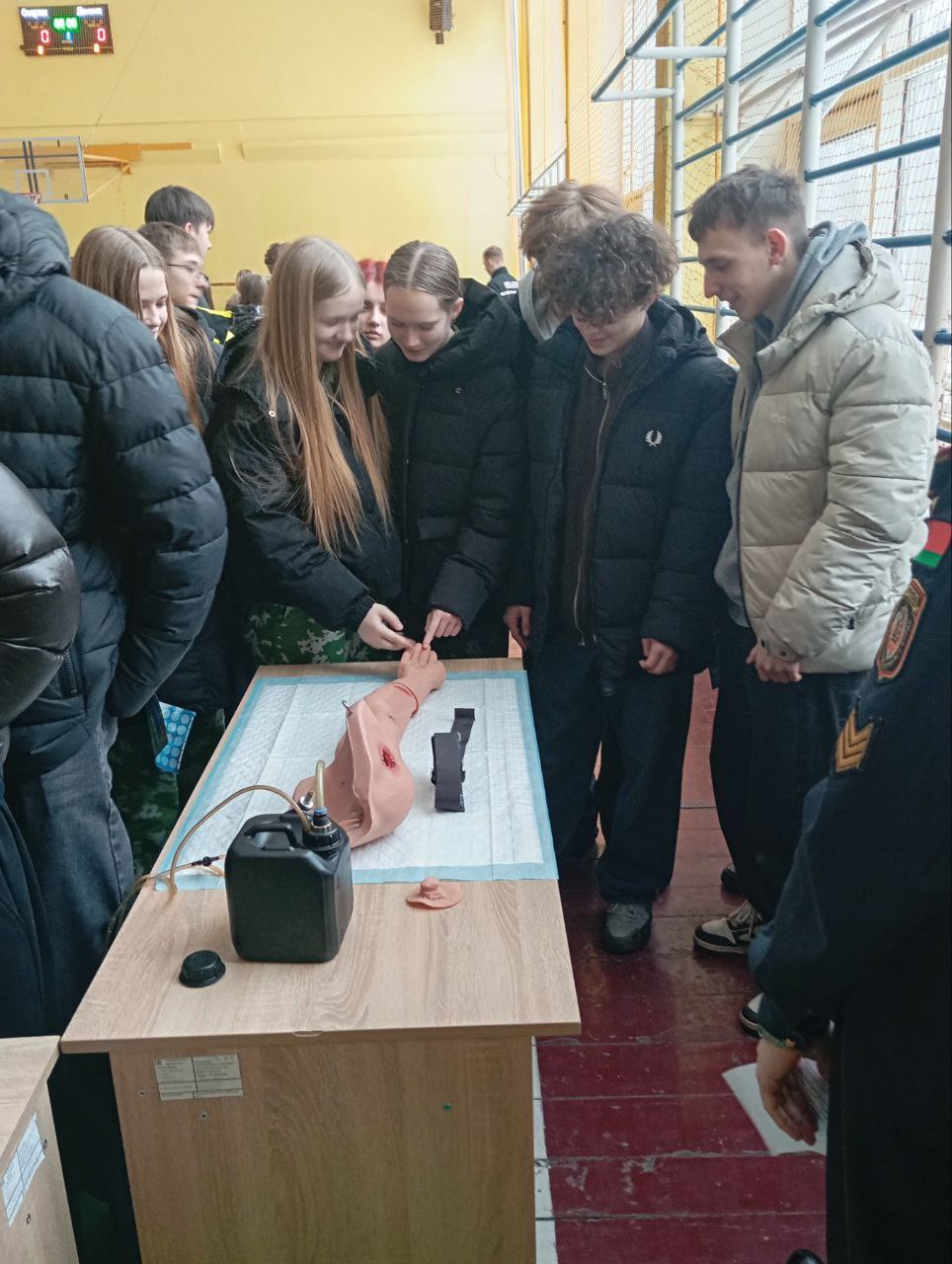 Петриковский "Гранит" на экскурсии в Могилёвском институте МВД