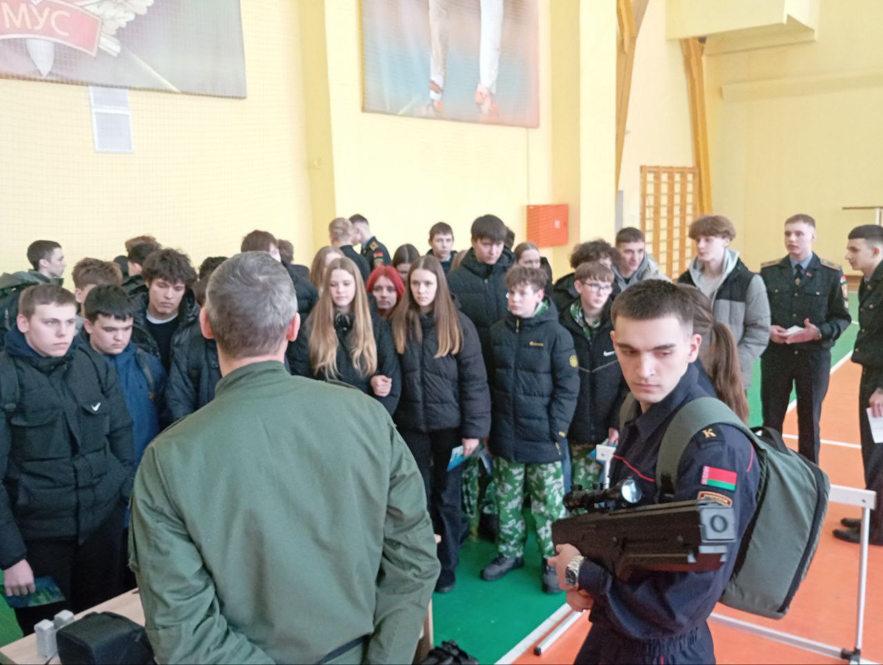 Петриковский "Гранит" на экскурсии в Могилёвском институте МВД