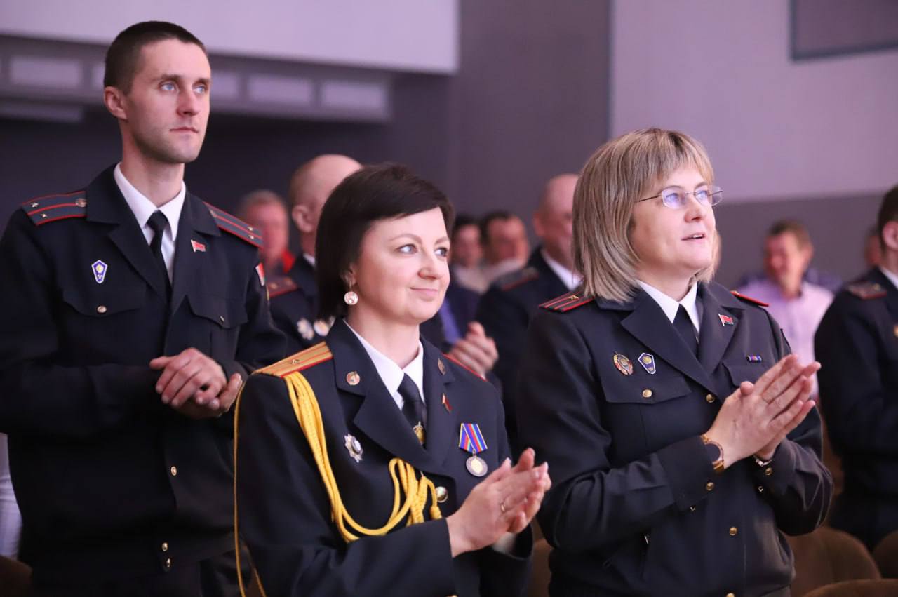 Дзень міліцыі: віншаванні, узнагароды і словы падзякі