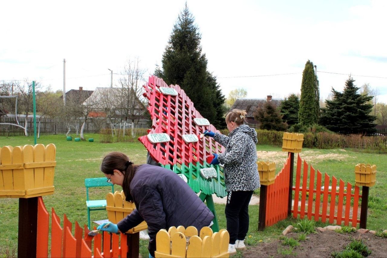 В Бринёвской школе прошел республиканский субботник!