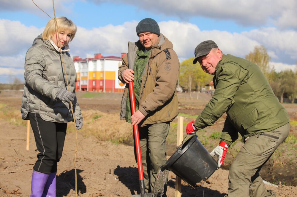 Алея "Надзеі" ў аграгарадку Ляскавічы: сумеснымі намаганнямі дзеля будучыні!