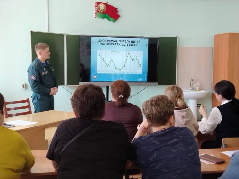 В Петриковском районе стартовала акция МЧС «Безопасные каникулы»