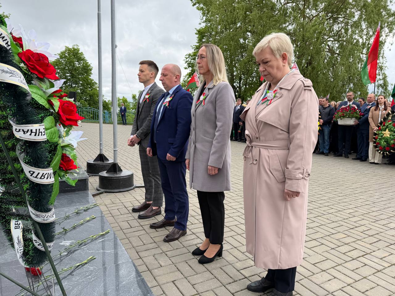 Фотафакт: З пачуццём падзякі аддаём даніну павагі подзвігу