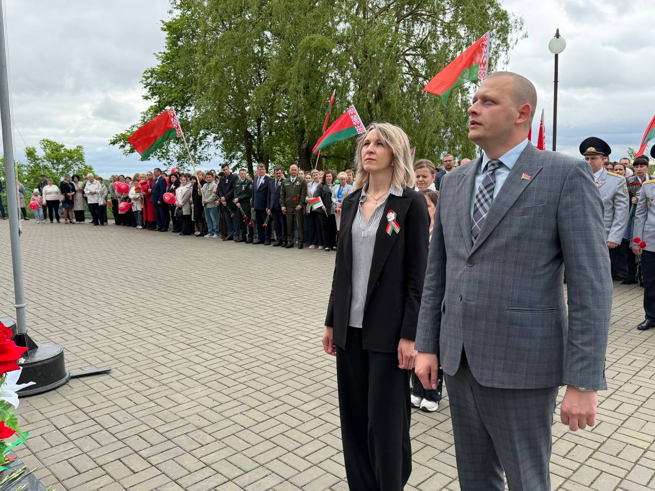 Фотафакт: З пачуццём падзякі аддаём даніну павагі подзвігу