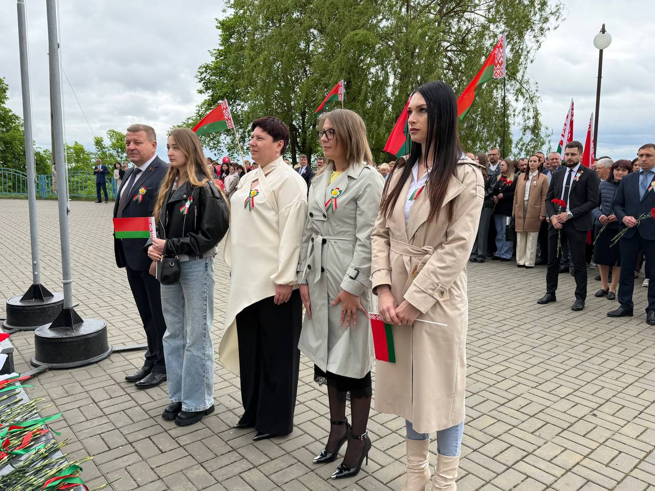 Фотафакт: З пачуццём падзякі аддаём даніну павагі подзвігу